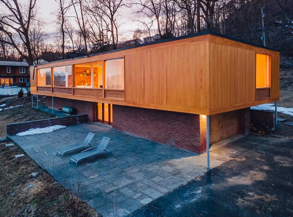 The Philip Johnson Wolfhouse, nos Estados Unidos.