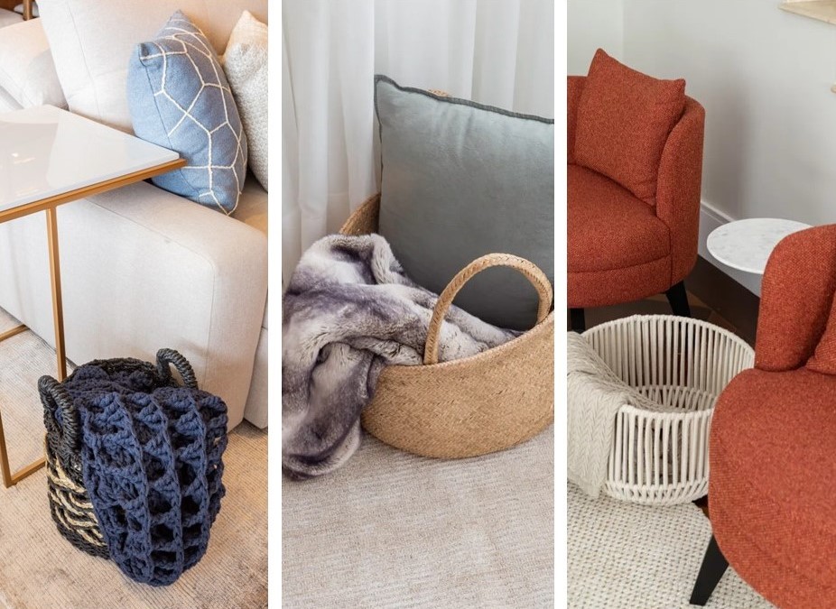 5 jeitos práticos e bonitos de usar cestos na decoração