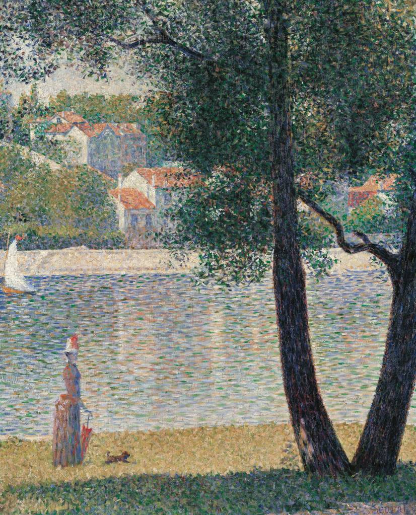 museus-chicago-chicago-art-institute-musuem-Georges Seurat, The Seine at Courbevoie, 1885 Georges Seurat The Seine at Courbevoie 1885
