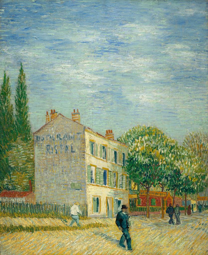 museus-chicago-chicago-art-institute-musuem-The Restaurant Rispal at As…, 1887, Vicent van Gogh Restaurant Rispal at Asnières, Vicent Van Gogh, 1887.