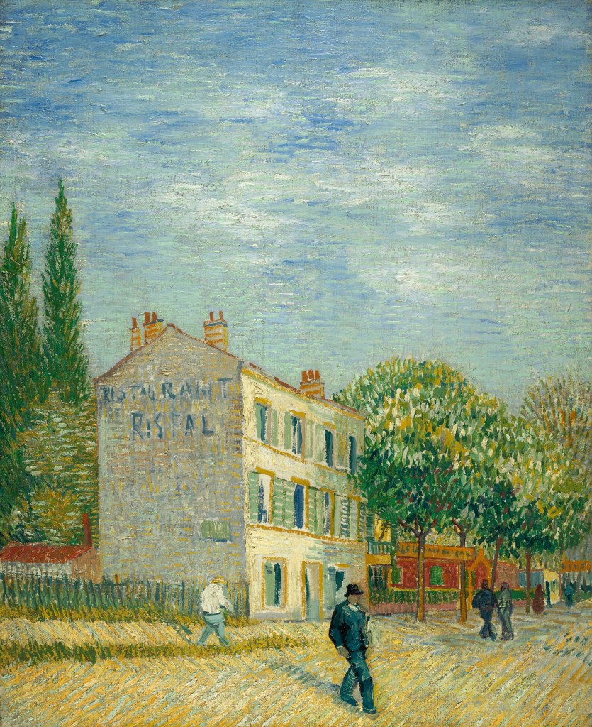 Restaurant Rispal at Asnières, Vicent Van Gogh, 1887.