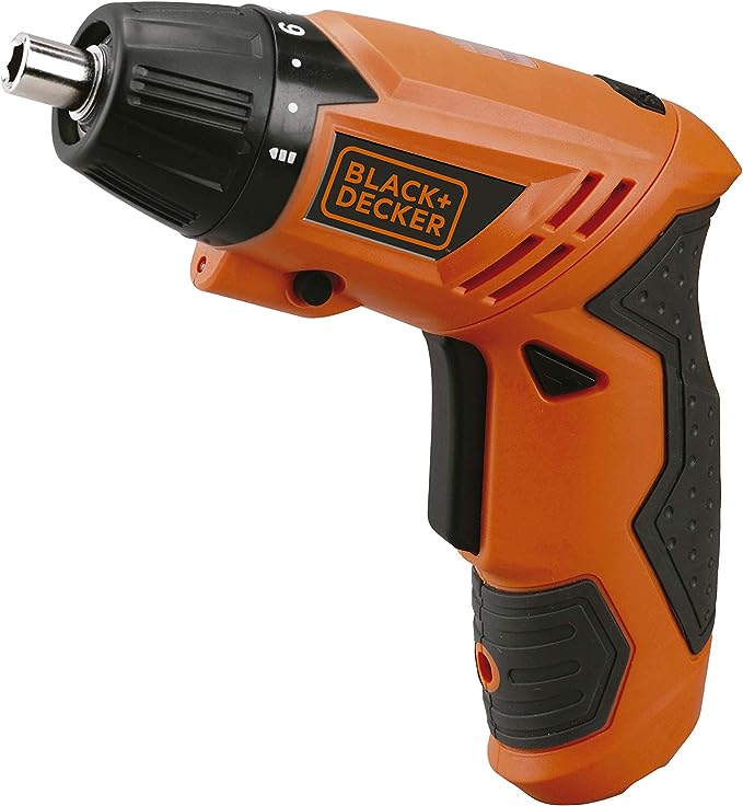 BLACK+DECKER Parafusadeira a Bateria 4.8V Bivolt 200 RPM com 15 Acessórios e Carregador 110V KC4815K