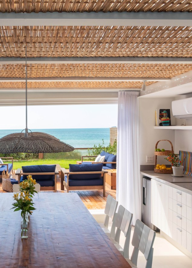 casa de praia inspiracao grega area gourmet 24m brise arquitetura 03 Vision Art NEWS