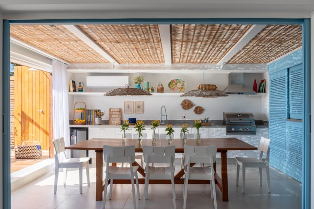 casa de praia inspiracao grega area gourmet 24m brise arquitetura 05 Vision Art NEWS