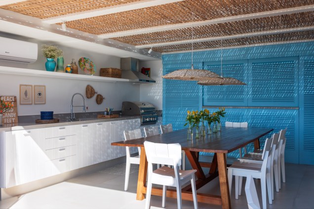 casa de praia inspiracao grega area gourmet 24m brise arquitetura 06 Vision Art NEWS