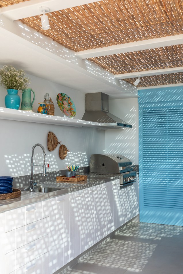 casa de praia inspiracao grega area gourmet 24m brise arquitetura 07 Vision Art NEWS