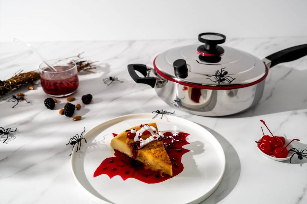 Dia das Bruxas: aprenda a fazer pudim de Halloween