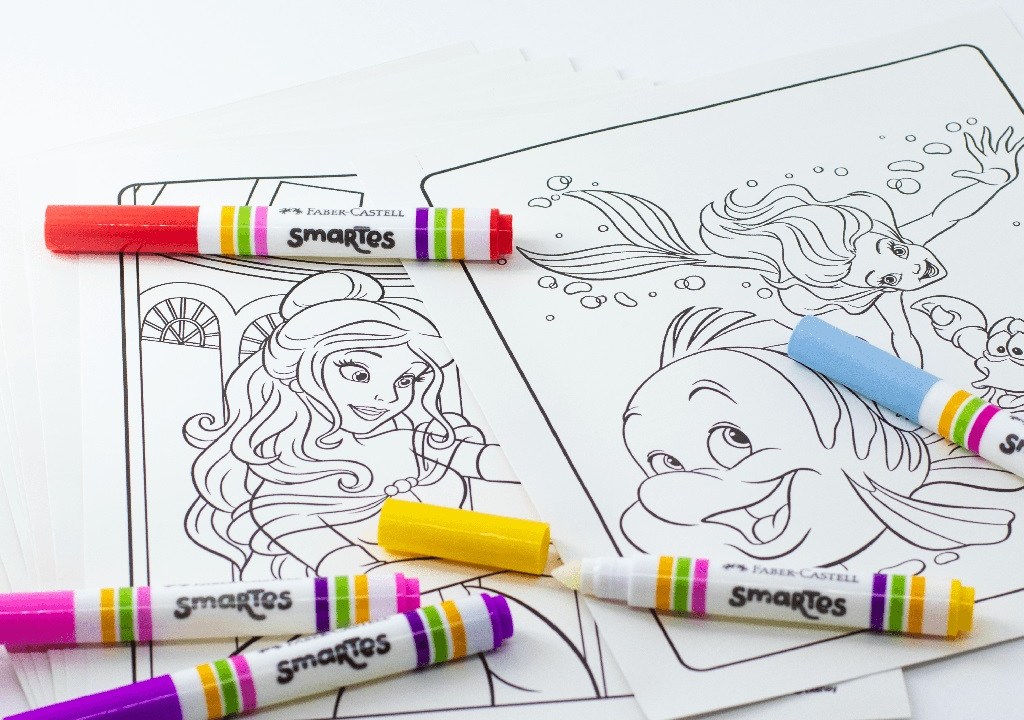 Faber-Castell e Disney canetinhas que só riscam papel (e não paredes!)