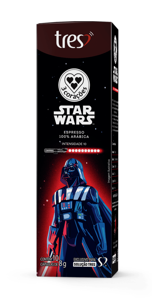 3 Corações e Disney lançam cafeteira inspirada em Star Wars