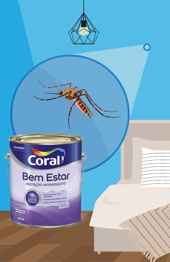 Verniz antimosquito (inclusive o da dengue!) da Coral