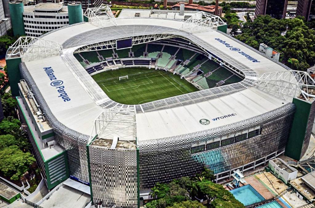 Fachada do Allianz Parque tem corrosão zero dez anos após inauguração