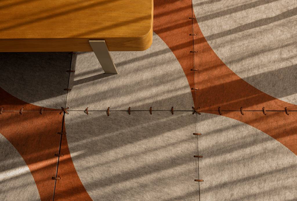 Tapetes são feitos 100% com plástico de garrafas PET recicladas