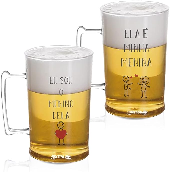 Kit 2 Canecas Chopp Personalizadas