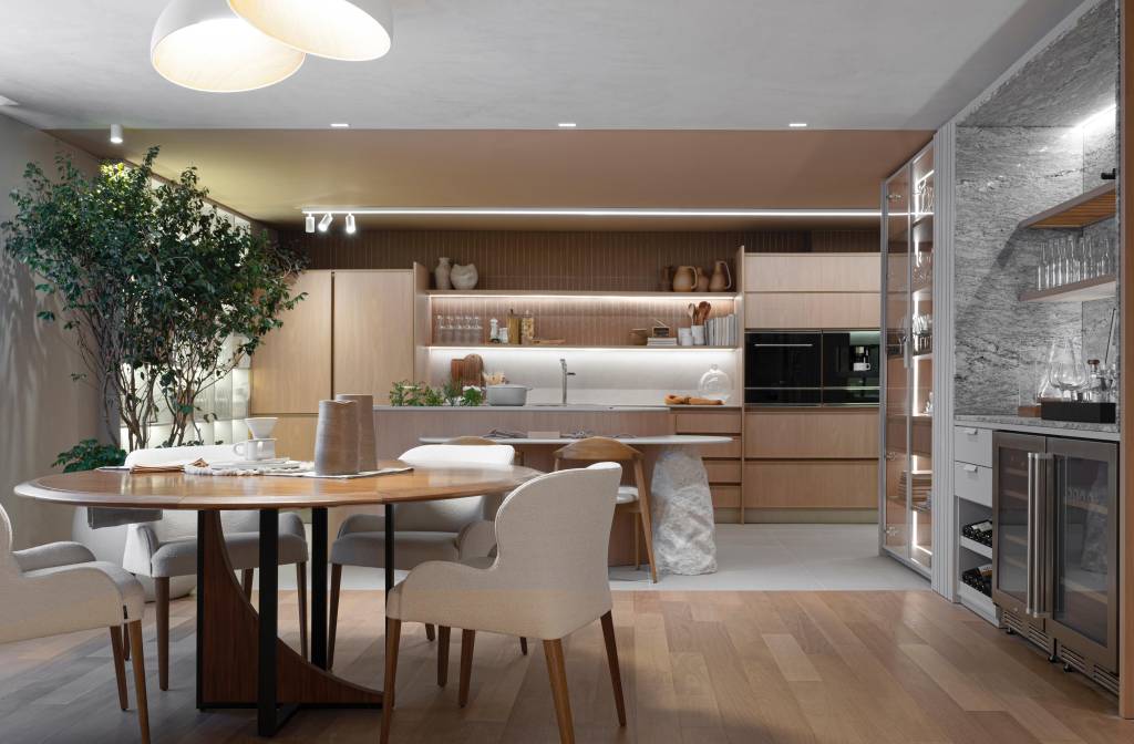 Loft pensado para 3ª idade tem banheiro acessível e horta na ilha da cozinha