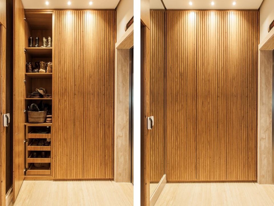 5 boas ideias para decorar o hall de entrada. Projeto de Korman Arquitetos.