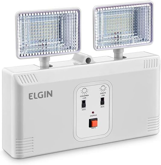 Luminária De Emergência 16w 6500k Tipo Bloco