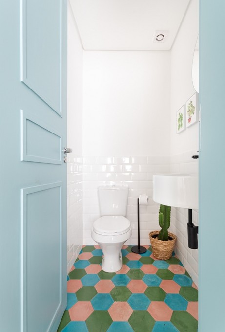 5 lavabos coloridos e marcantes para se apaixonar