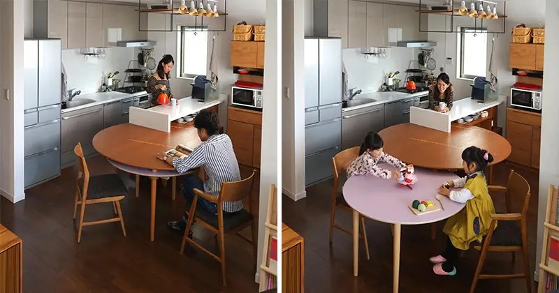 Projeto compacto tem mesa extensível!