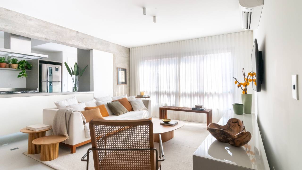 Apartamento tem estilo contemporâneo com toque industrial. Projeto de W. Arquitetura.