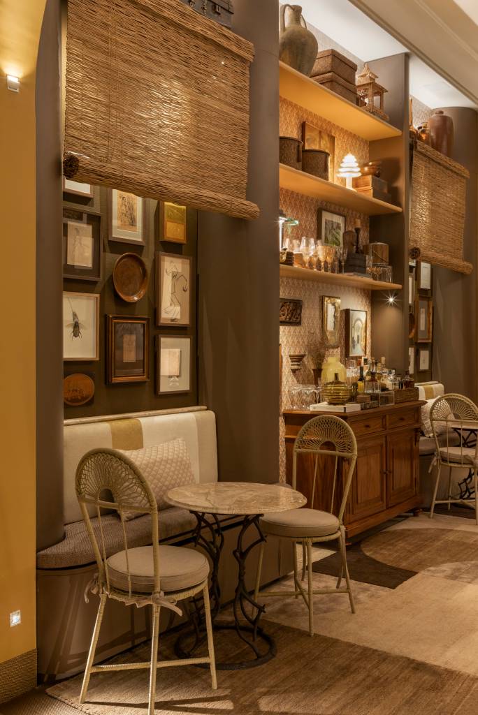 Arcos setorizam os cinco ambientes de hotel na CASACOR SP. Frezza & Figueiredo Arquitetura e Interiores.