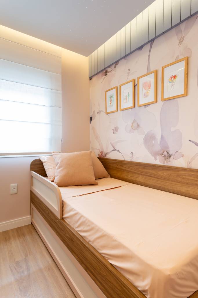 Pôr do sol inspira paleta de cores deste apartamento. Projeto de RMV Interiores.
