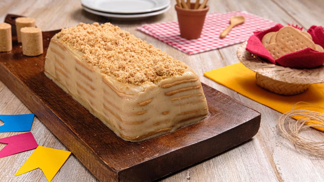 Receita de sobremesa junina: pavê de paçoca!