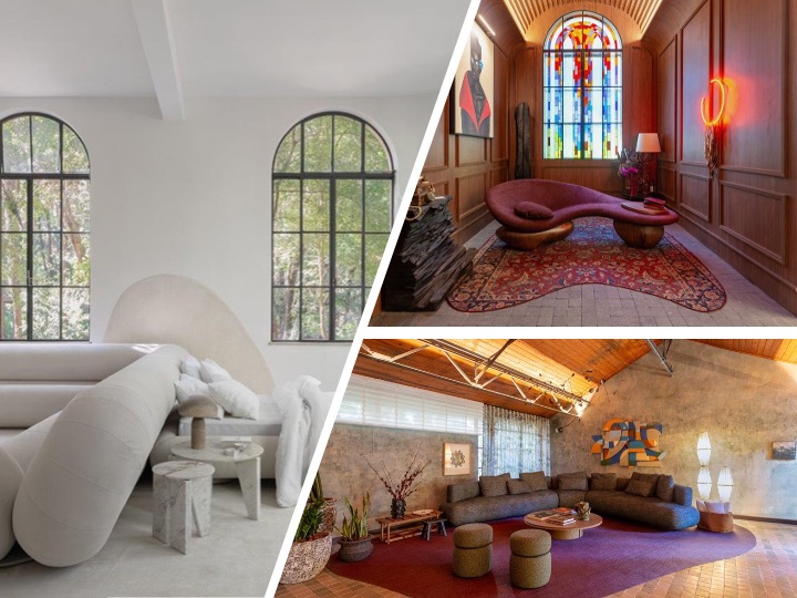 Tapetes + sofás: inspirações lindas e sofisticadas da CASACOR !
