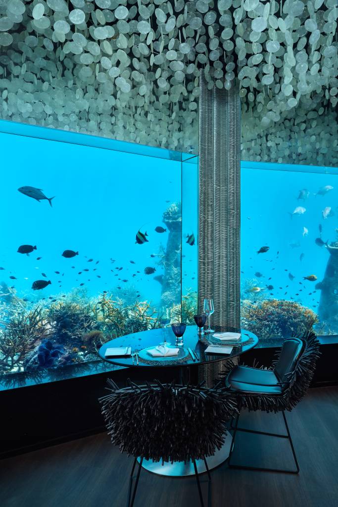 Hotel nas Maldivas tem restaurante seis metros abaixo do nível do mar!