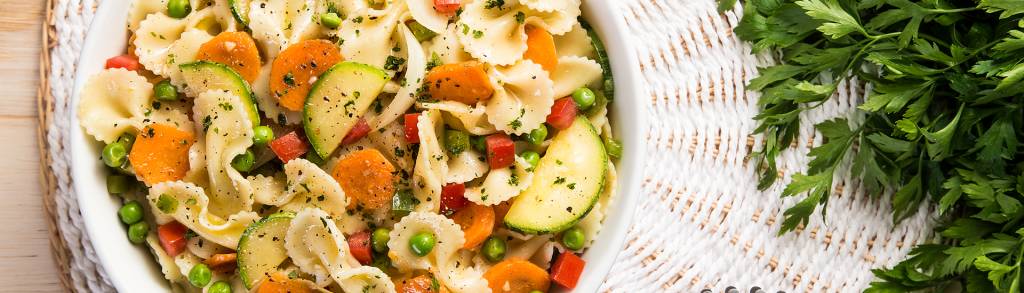 Macarrão com Legumes: receita simples, saudável e gostosa!