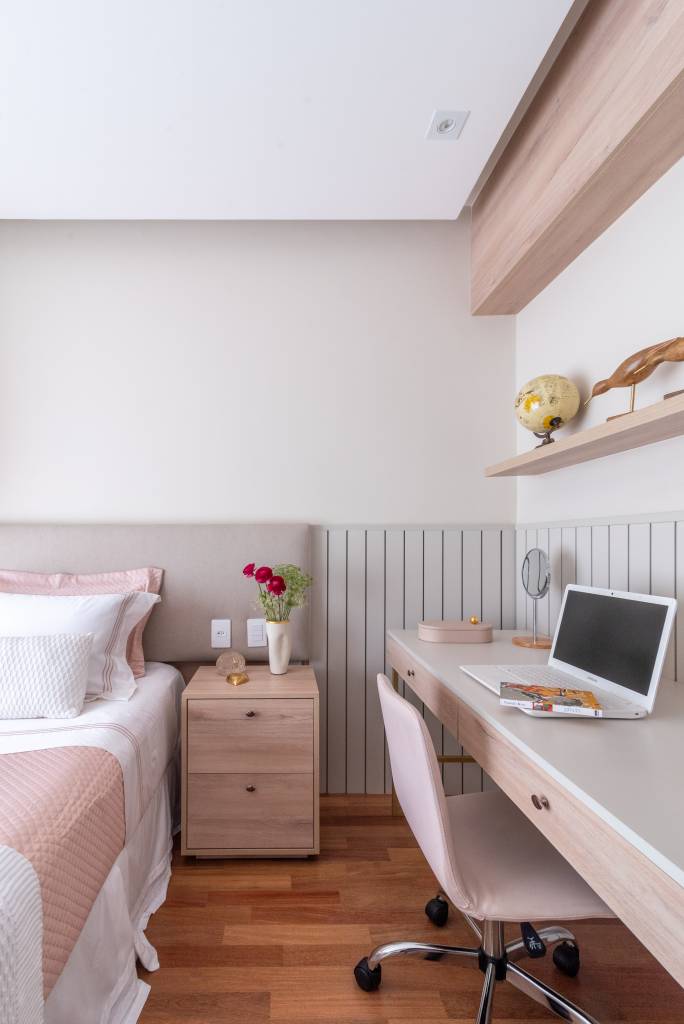 Piso de taco: aprenda sobre o revestimento com projetos. Projeto de Isabella Nalon.