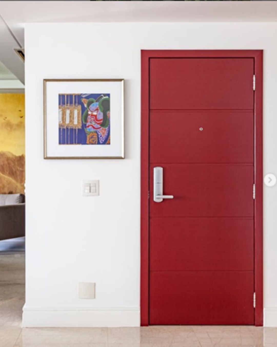 8 possibilidades diferentes de usar o vermelho na decoração. Projeto de Cristiane Schiavoni.