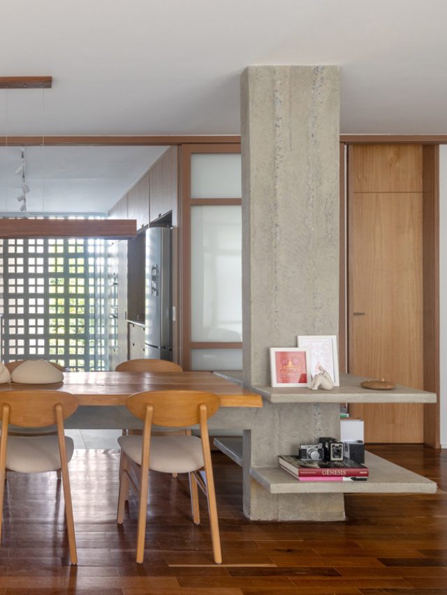 Capa de: Apartamento destaca arquitetura modernista com pitada nipo-brasileira