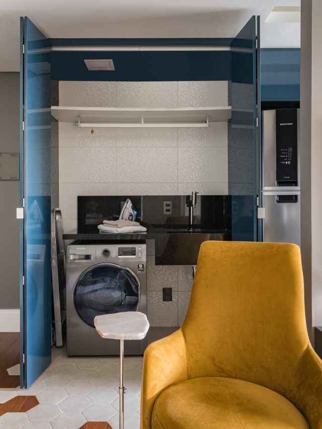 Capa de: Lavanderias discretas ou invisíveis para apartamentos pequenos
